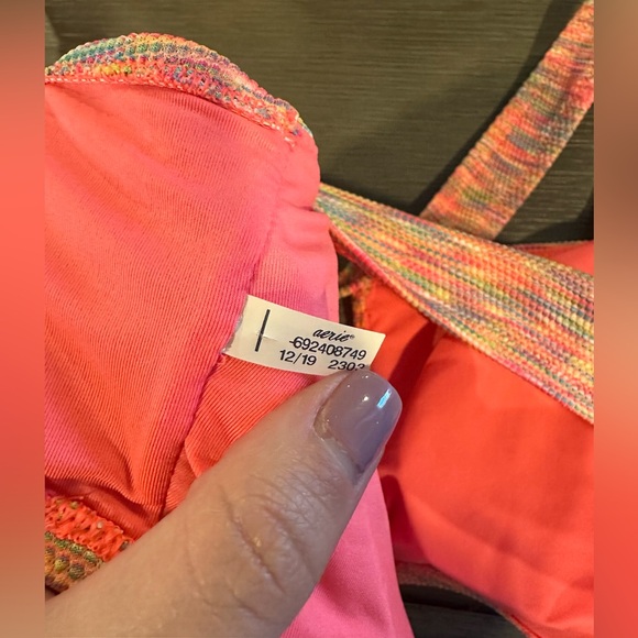 Aerie Bandeau Bikini Top Size Large - Picture 4 of 10